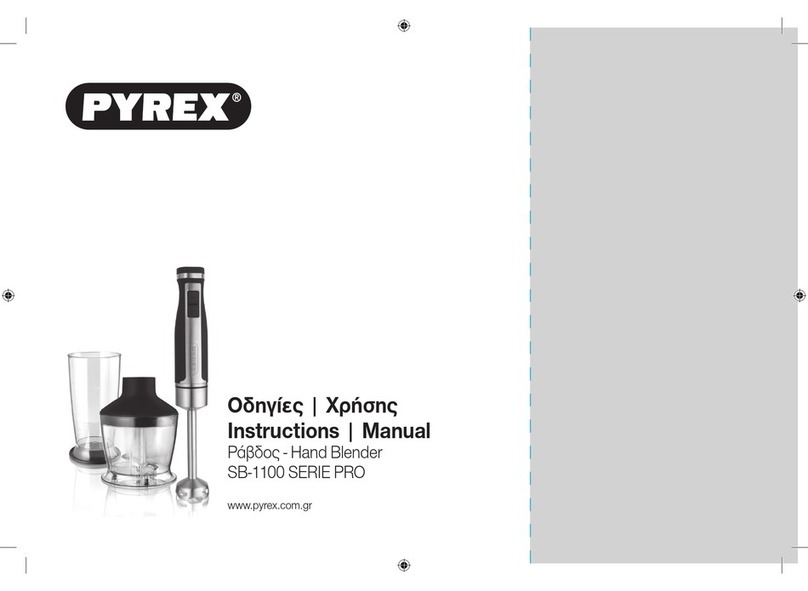 pyrex SB-1100 User manual