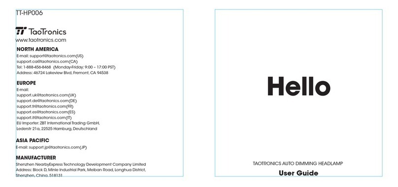 TaoTronics TT-HP006 user guide