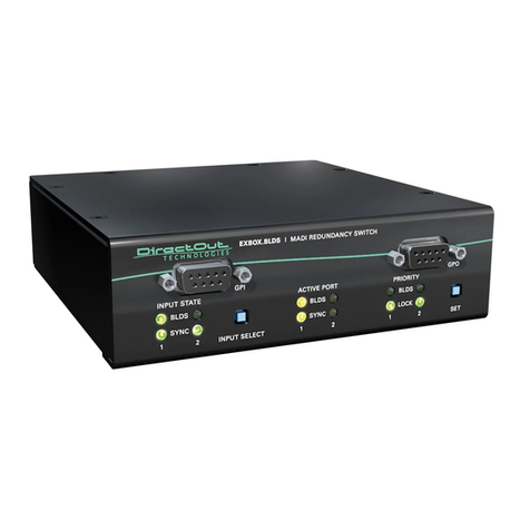 DirectOut Technologies EXBOX.BLDS user manual DirectOut Technologies EXBOX.BLDS user manual