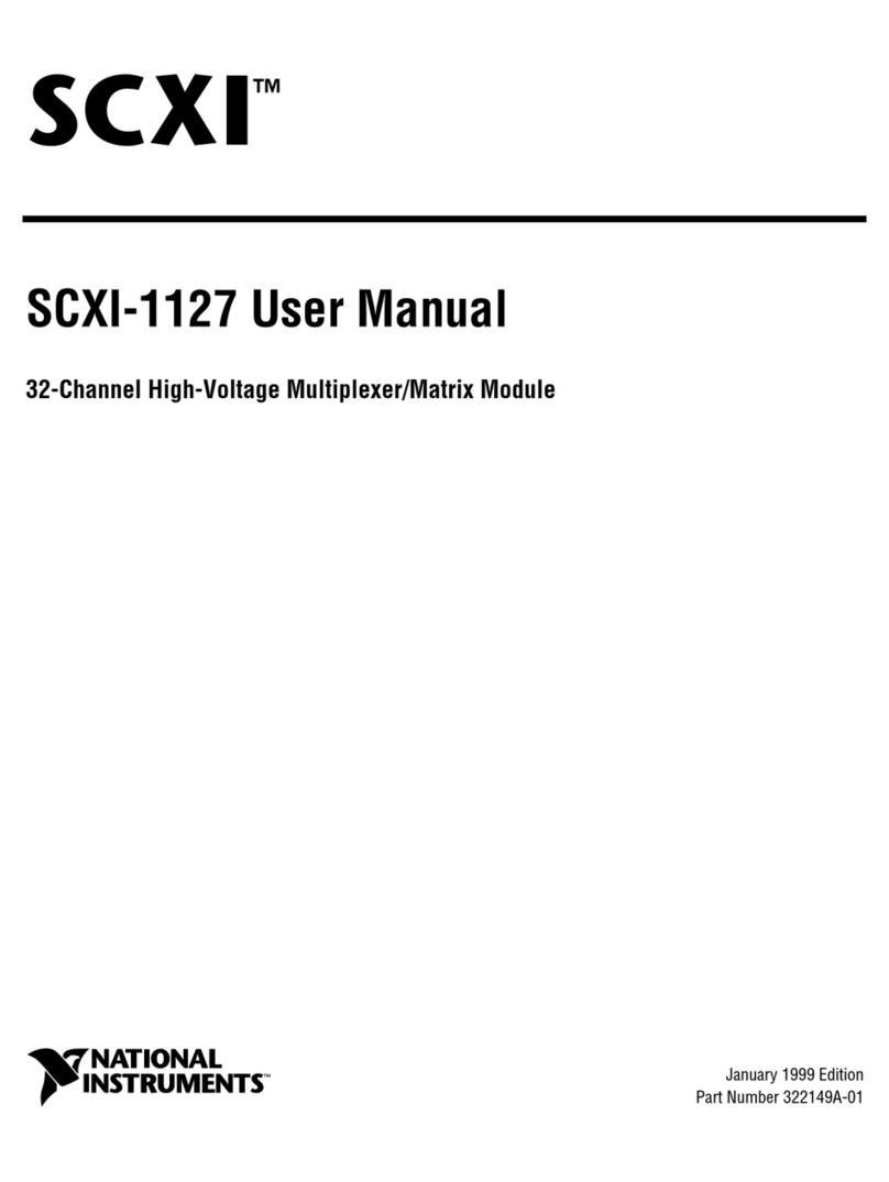 NI SCXI-1127 user manual