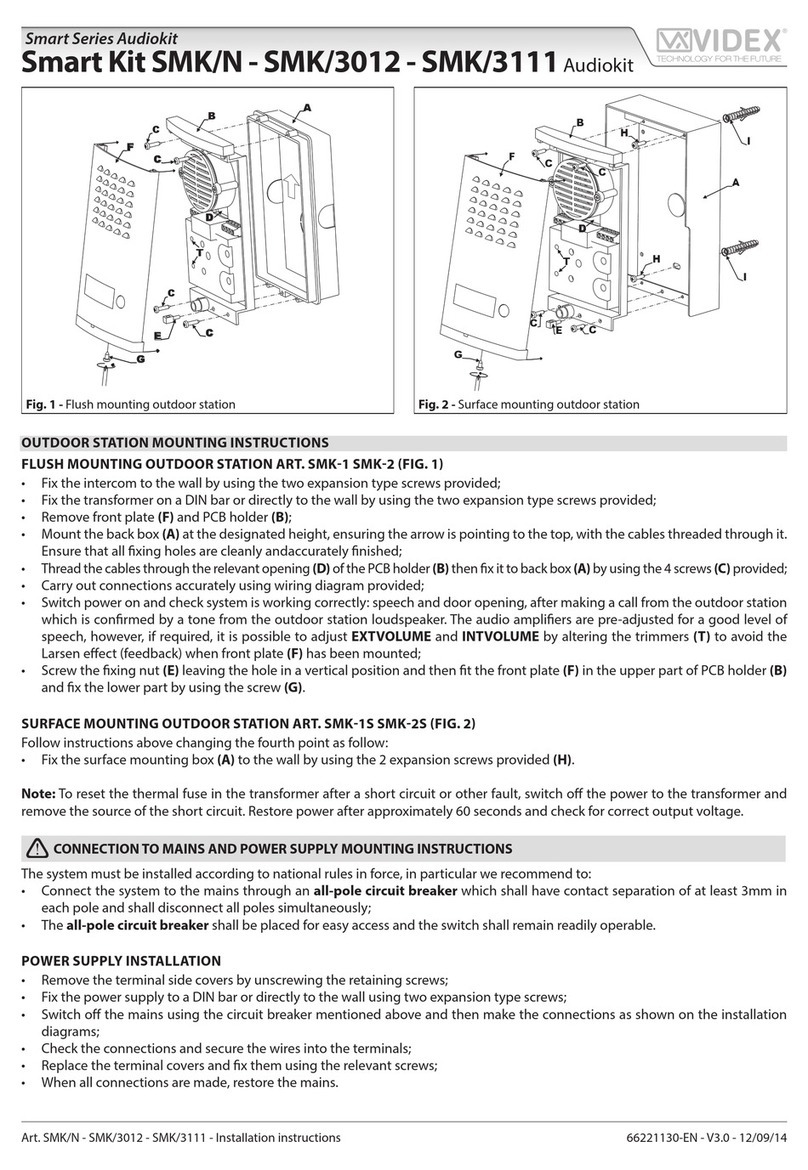 Videx SMK/N User manual