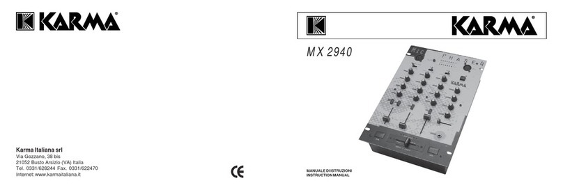 Karma MX 2940 instruction manual
