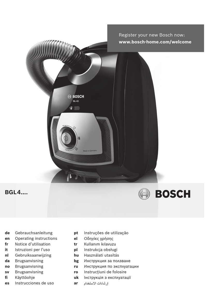 Bosch BGL4 Series User manual