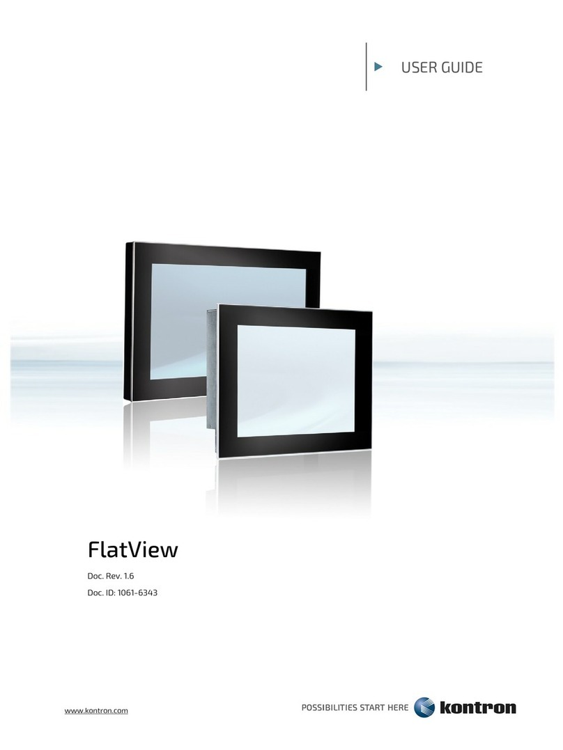 Kontron FlatView User manual Kontron FlatView User manual