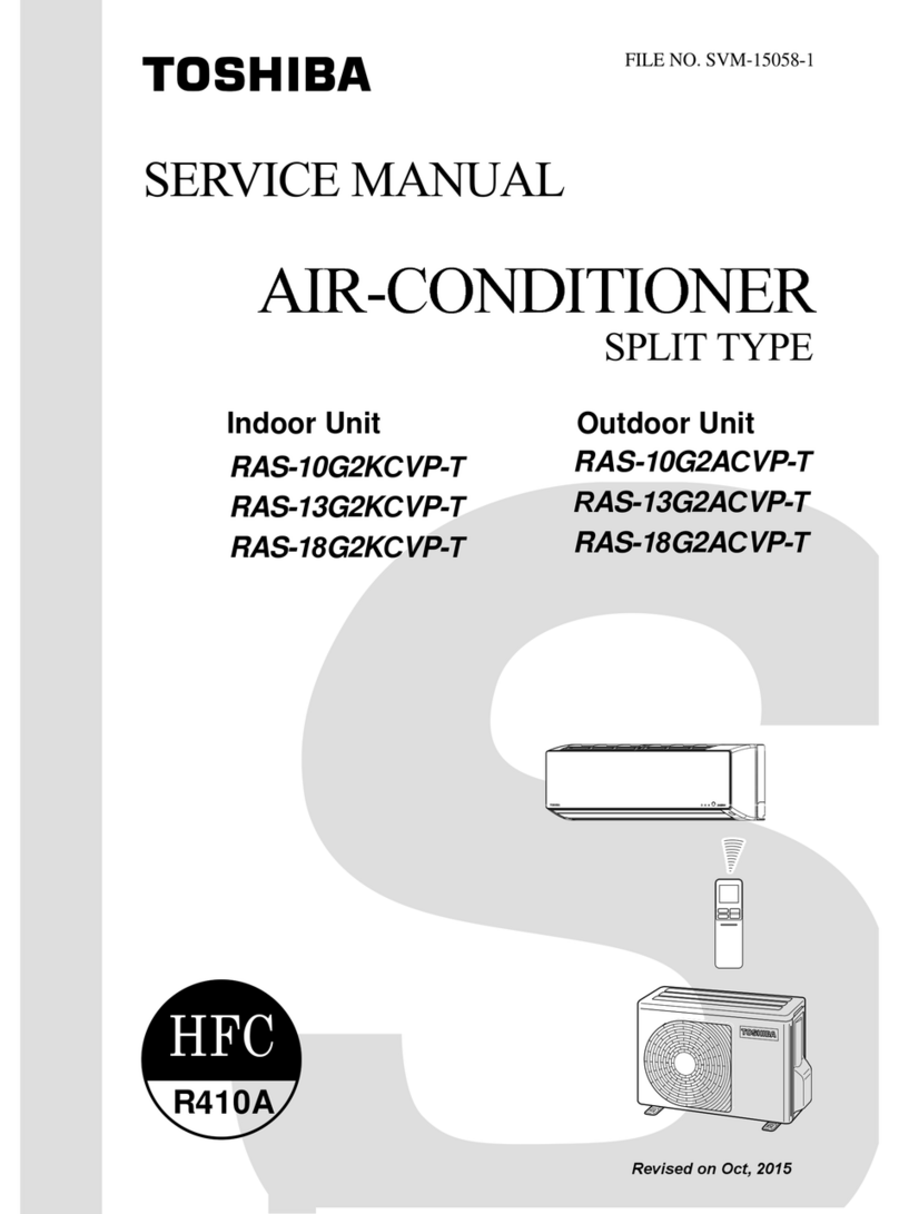 Toshiba RAS-13G2KCVP-T User manual Toshiba RAS-13G2KCVP-T User manual