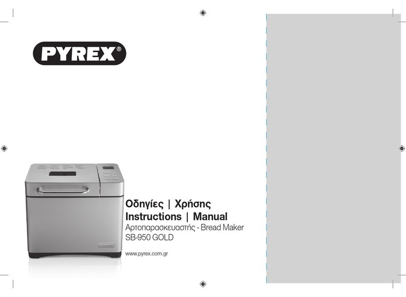pyrex SB-950 GOLD instruction manual