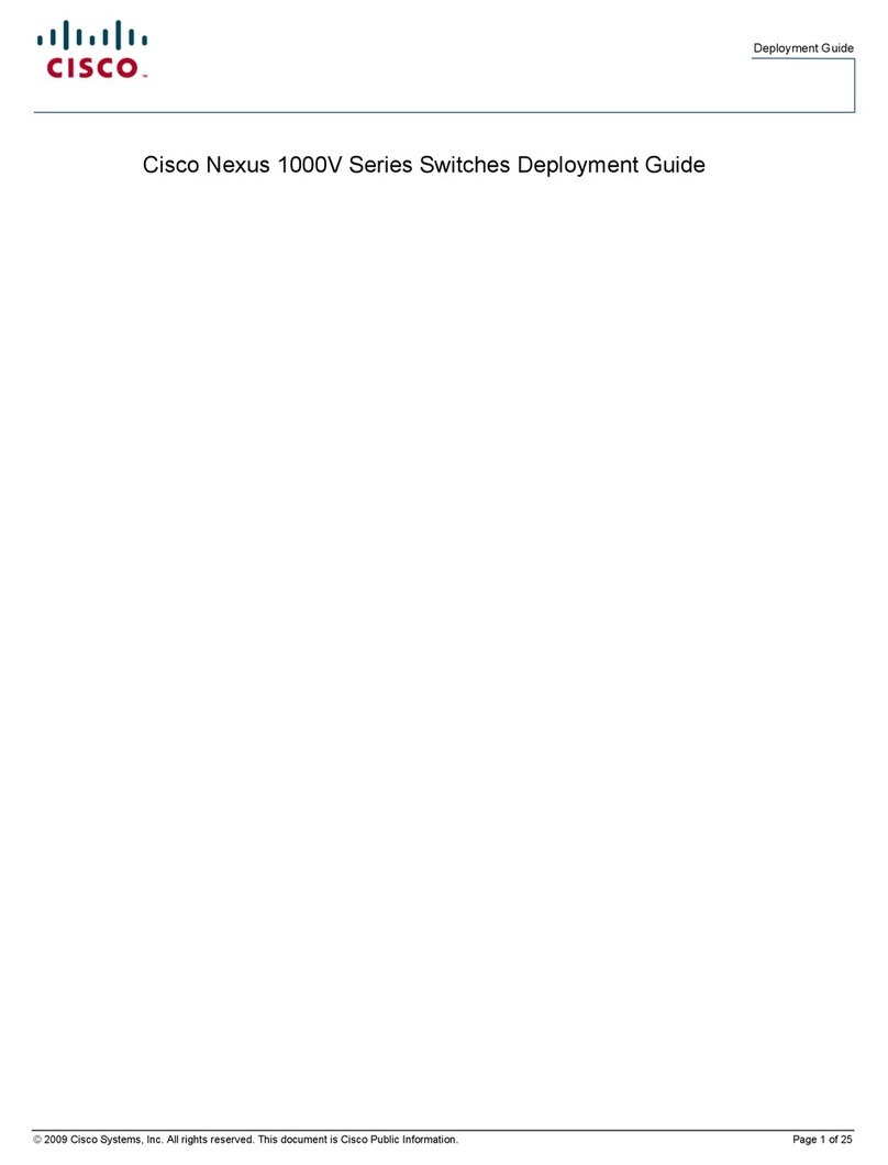 Cisco Nexus 1000V Quick reference guide