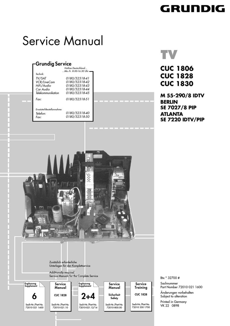 Grundig Berlin SE 7027/8 PIP User manual