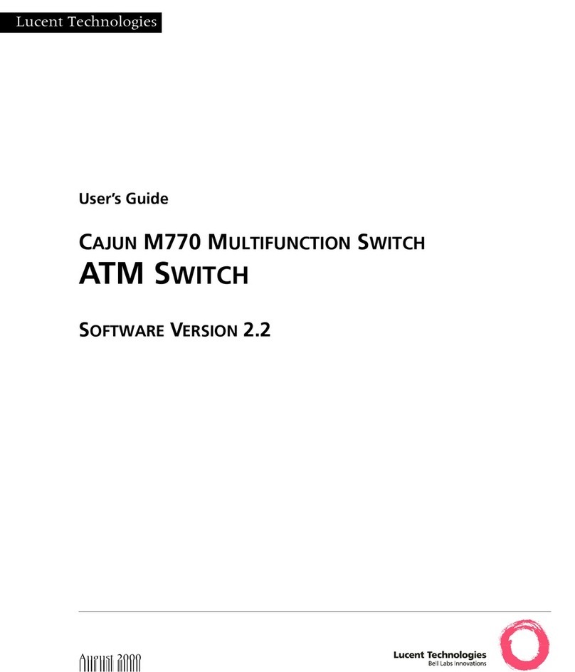 Lucent Technologies CAJUN M770 User manual