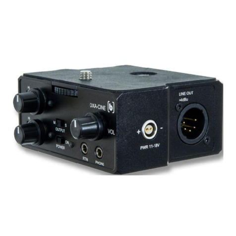 BeachTek DXA-CINE User manual