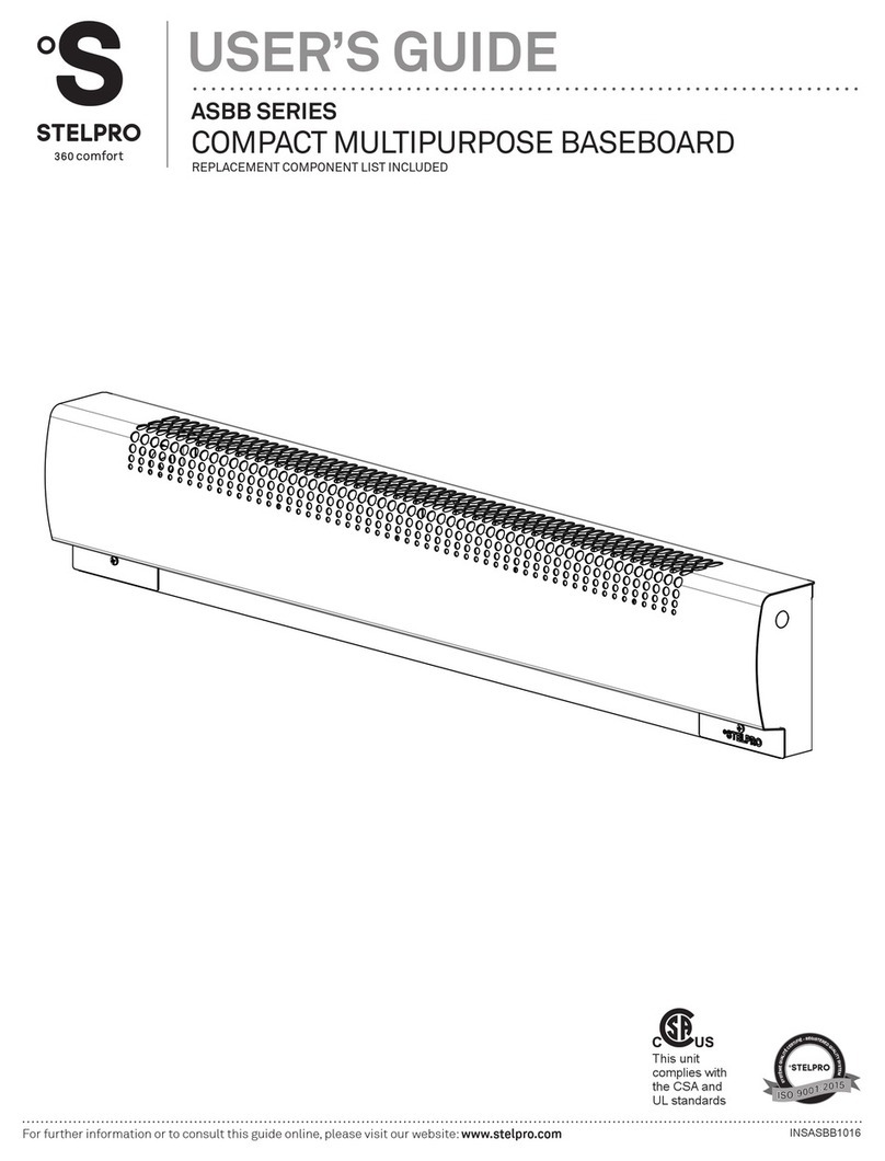 Stelpro ASBB Series user guide