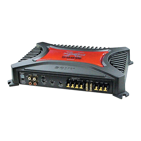 Sony XM-2100GTX - Stereo Power Amplifier Service manual