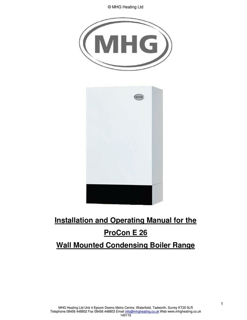 MHG Heating ProCon E 26 Installation and operating manual