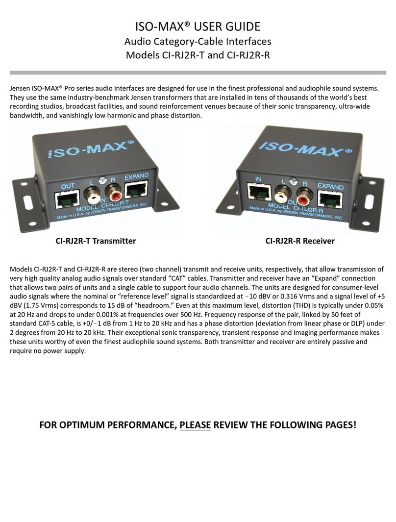 Iso-Max CI-RJ2R-T user guide
