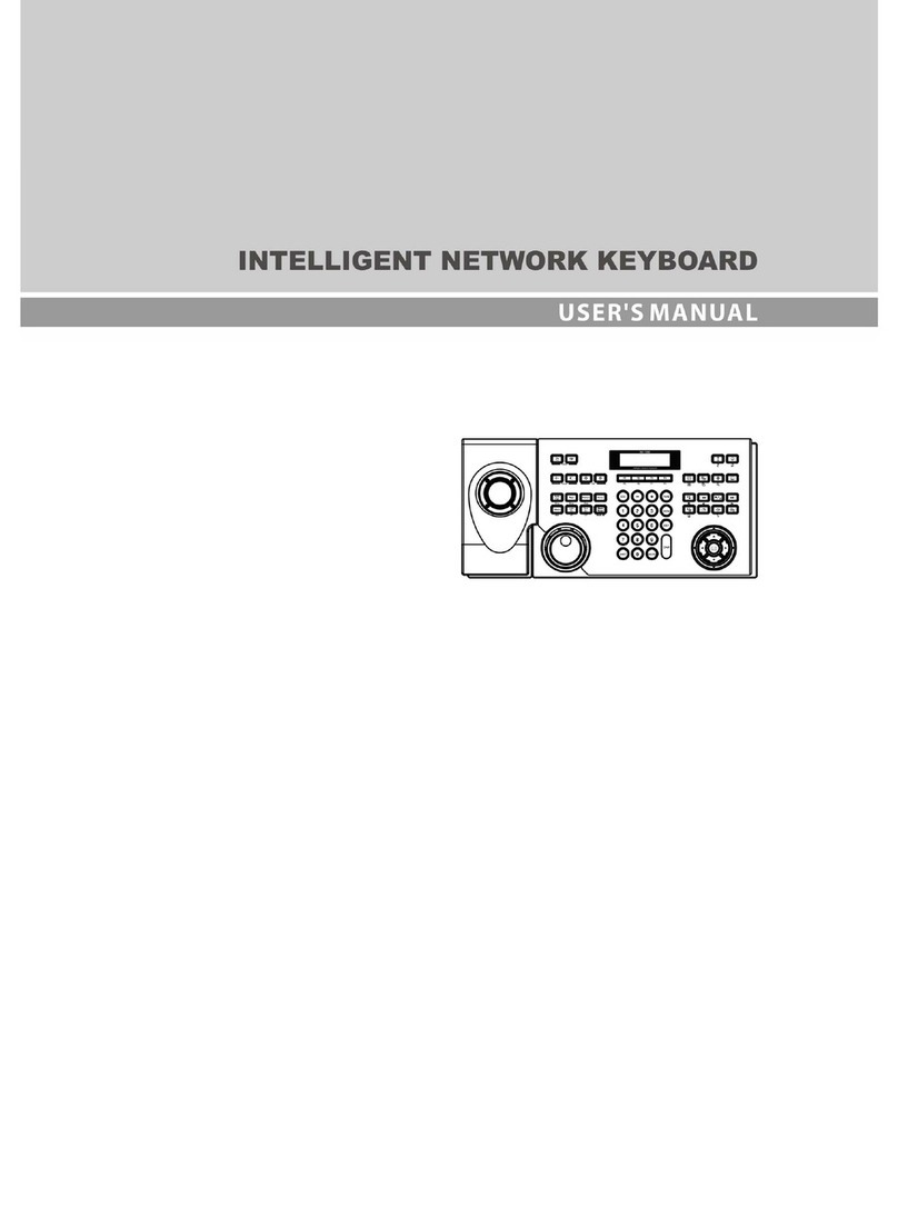 Aras INTELLIGENT NETWORK KEYBOARD user manual