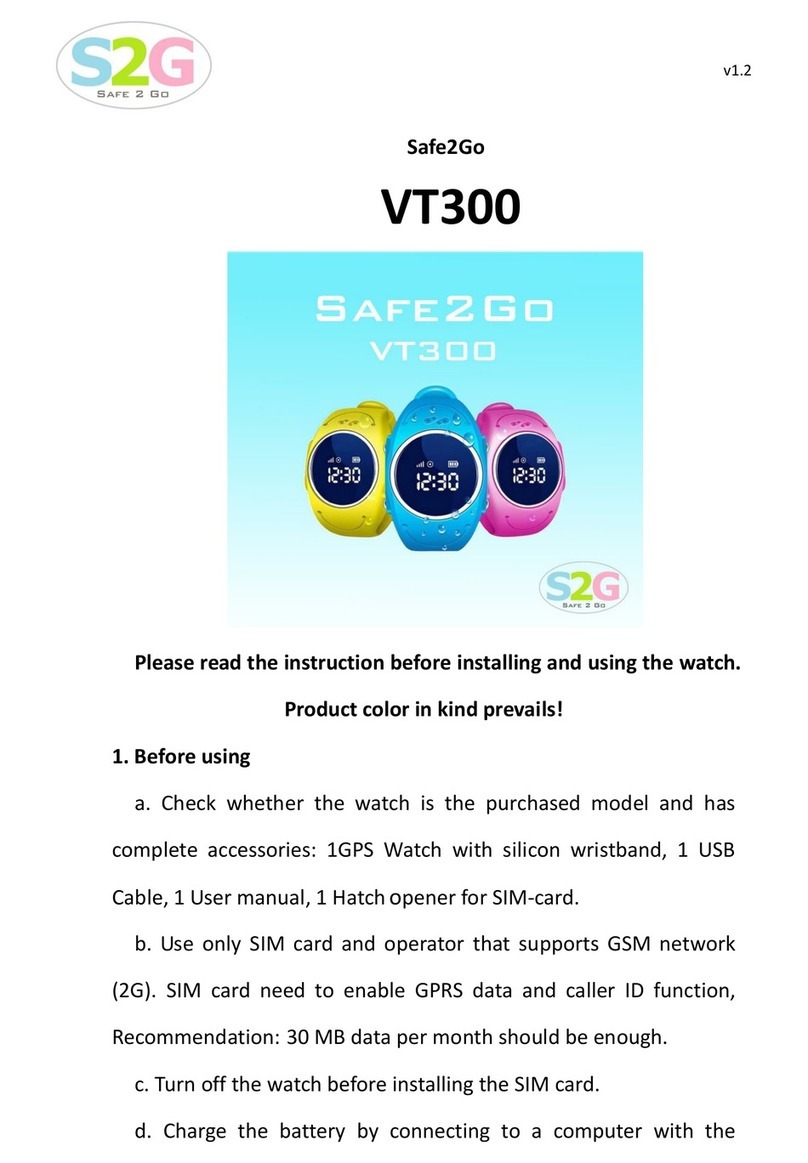 Safe2Go VT300 manual