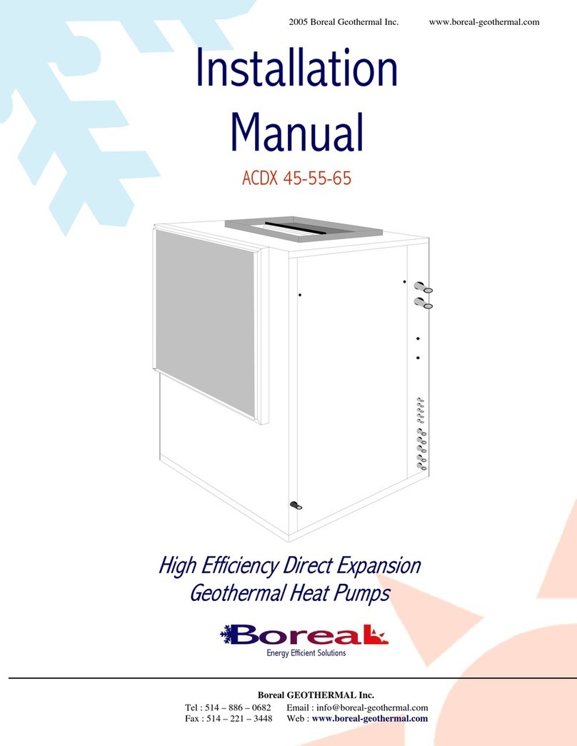 Boreal ACDX-45 installation manual