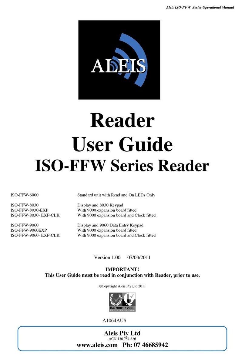 Aleis ISO-FFW-6000 user guide