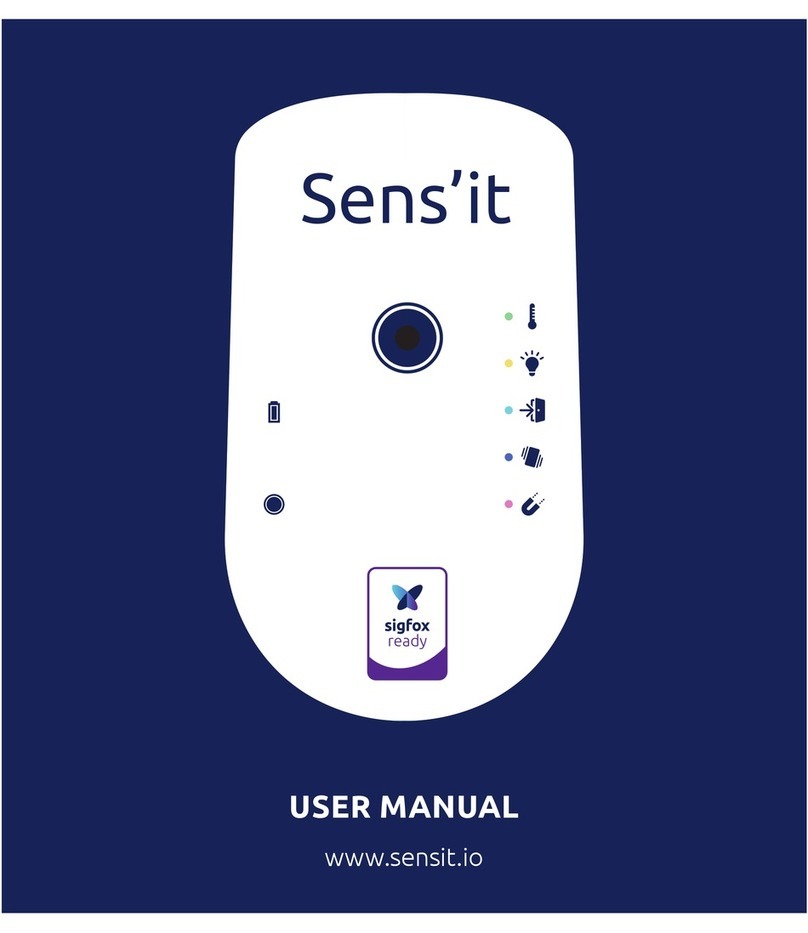 Sigfox Sens'it User manual