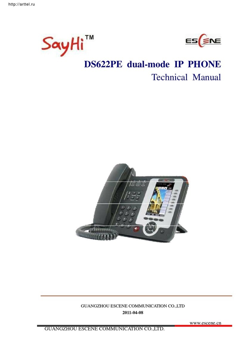 Escene DS622PE User manual