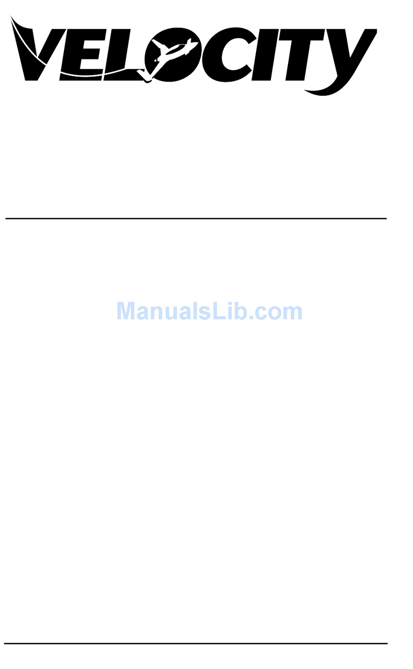 Velocity XL RG owner's manual
