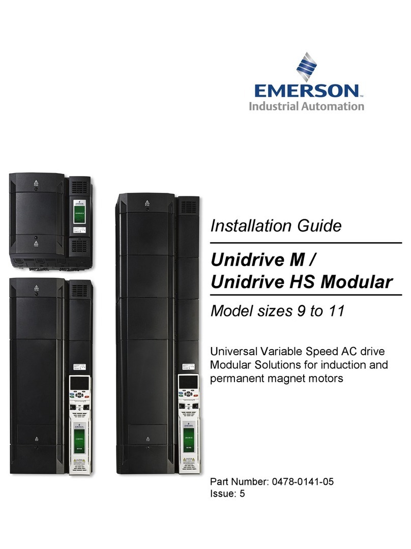 Emerson unidrive m User manual