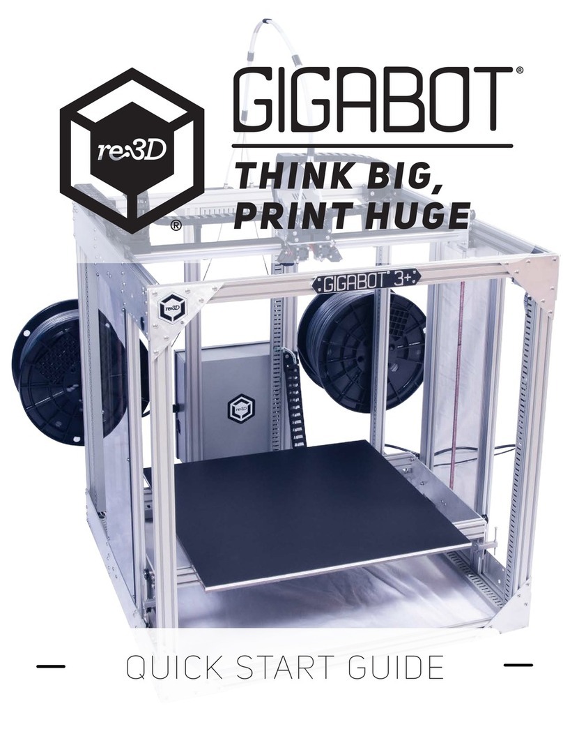 re:3D gigabot quick start guide
