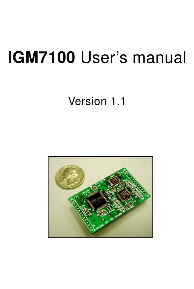 Wiznet IGM7100 User manual Wiznet IGM7100 User manual