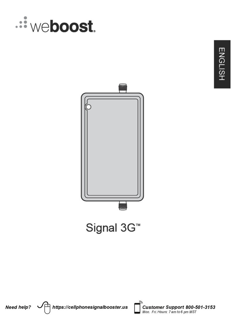 weBoost 470009 User manual