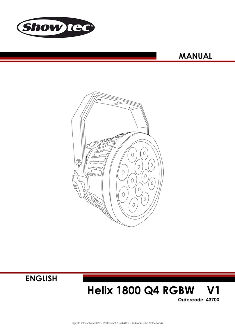 Show Tec helix 1800 Q4 RGBW User manual