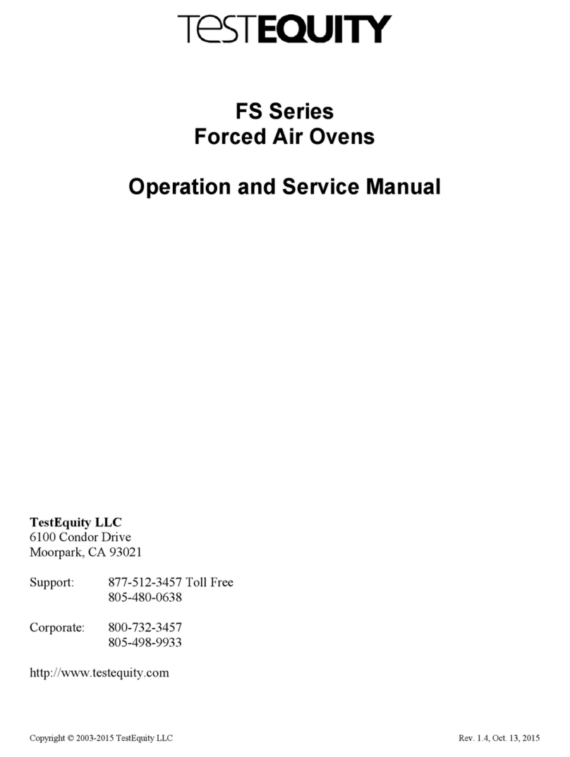TestEquity FS Series Operation and service manual