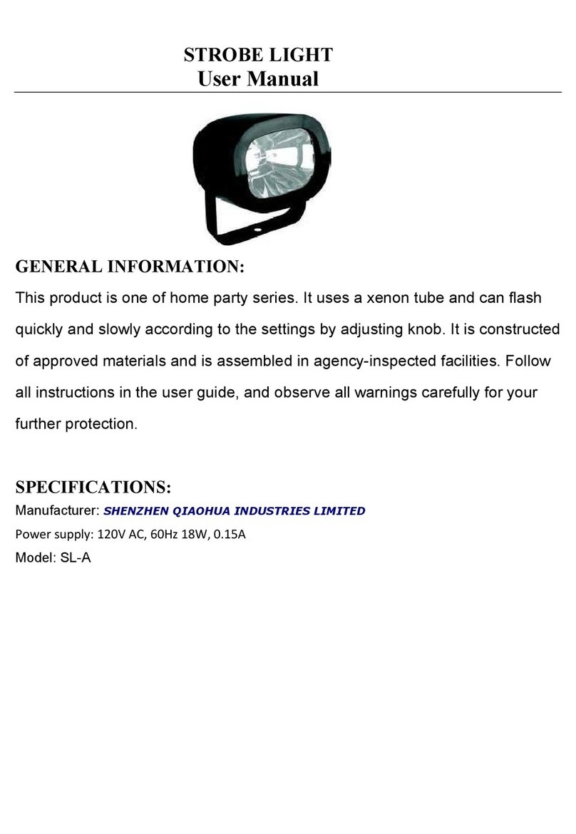 SHENZHEN QIAOHUA INDUSTRIES LIMITED SL-A User manual