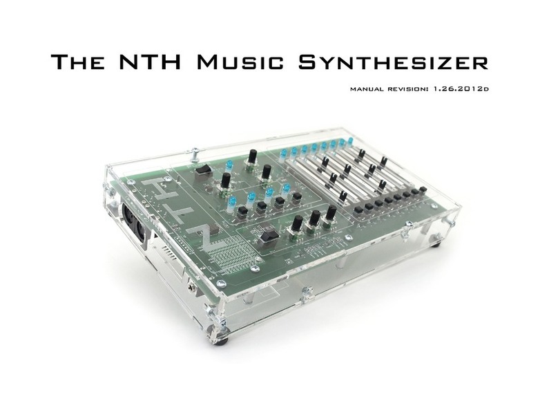 NTHSynth NTH Music Synthesizer user manual