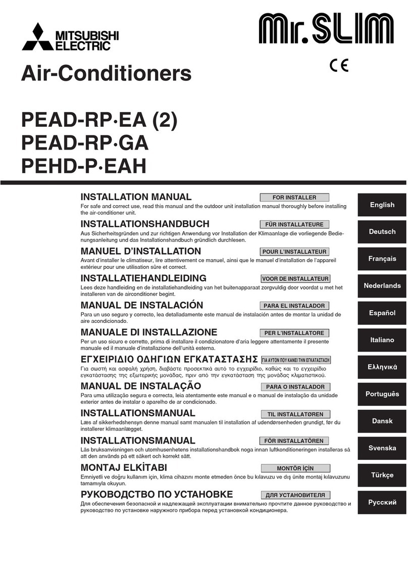 Mitsubishi Electric PEAD-RP EA User manual