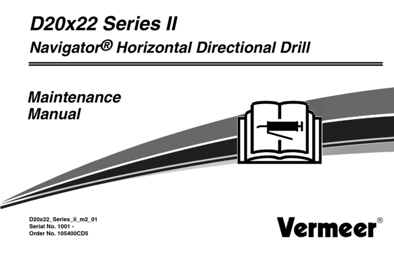 Vermeer D20x22 Series II Maintenance manual