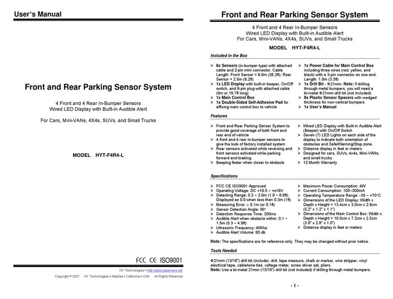 HY Technologies HYT-F4R4-L user manual