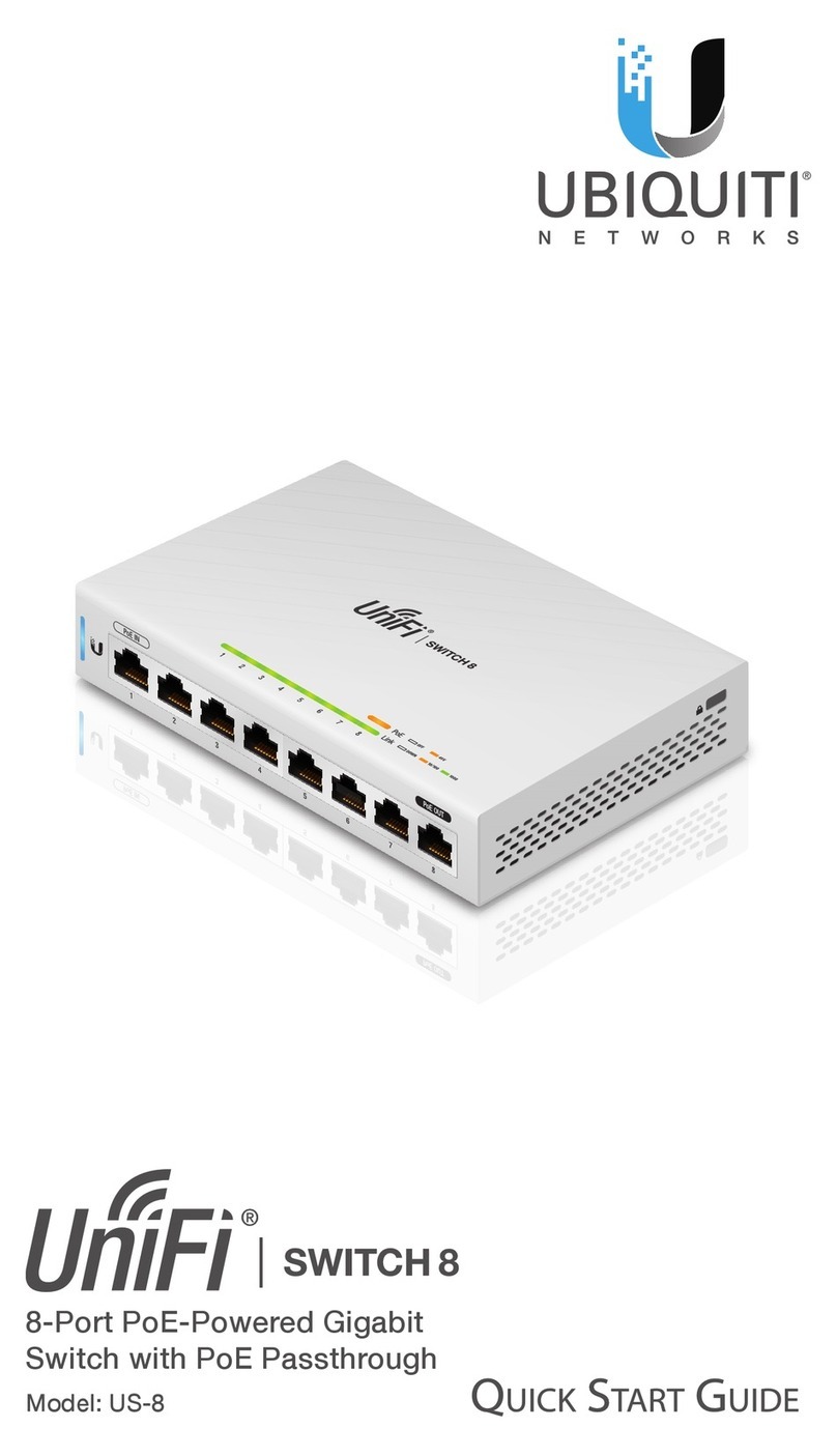 Ubiquiti unifi switch 8 quick start guide