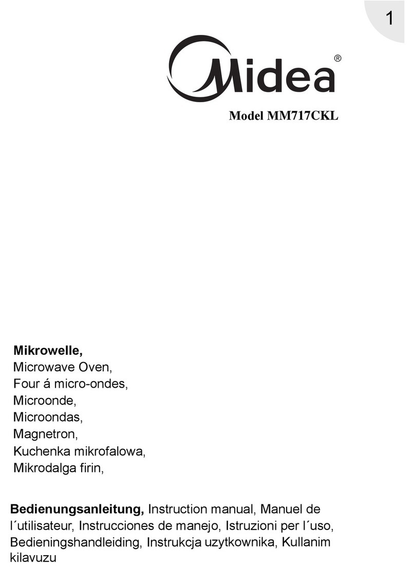 Midea MM717CKL User manual