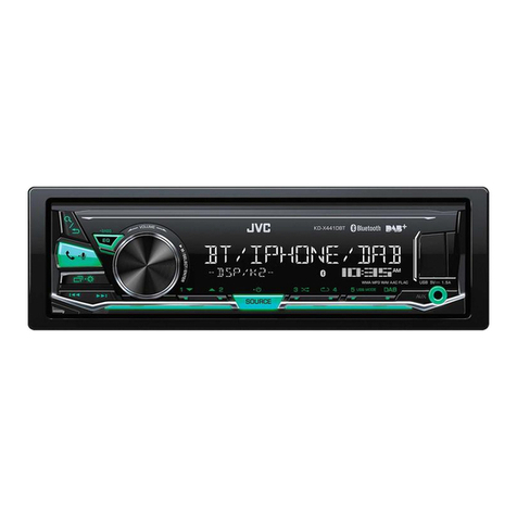 JVC KD-X441DBT User manual