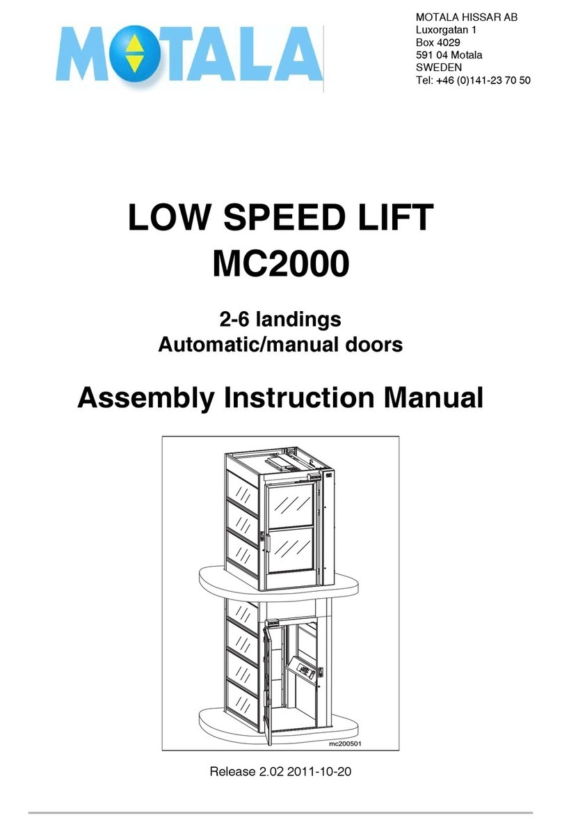 Motala MC2000 Assembly instructions