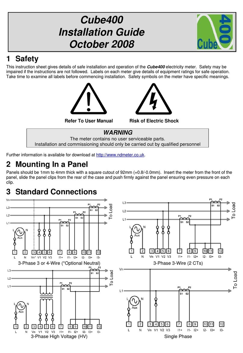 NDMeter Cube400 installation guide