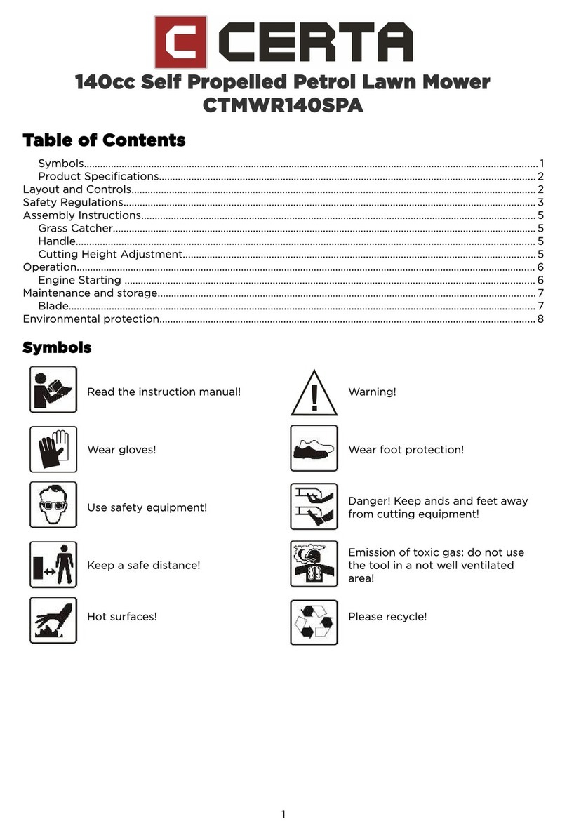 Certa CTMWR140SPA user manual