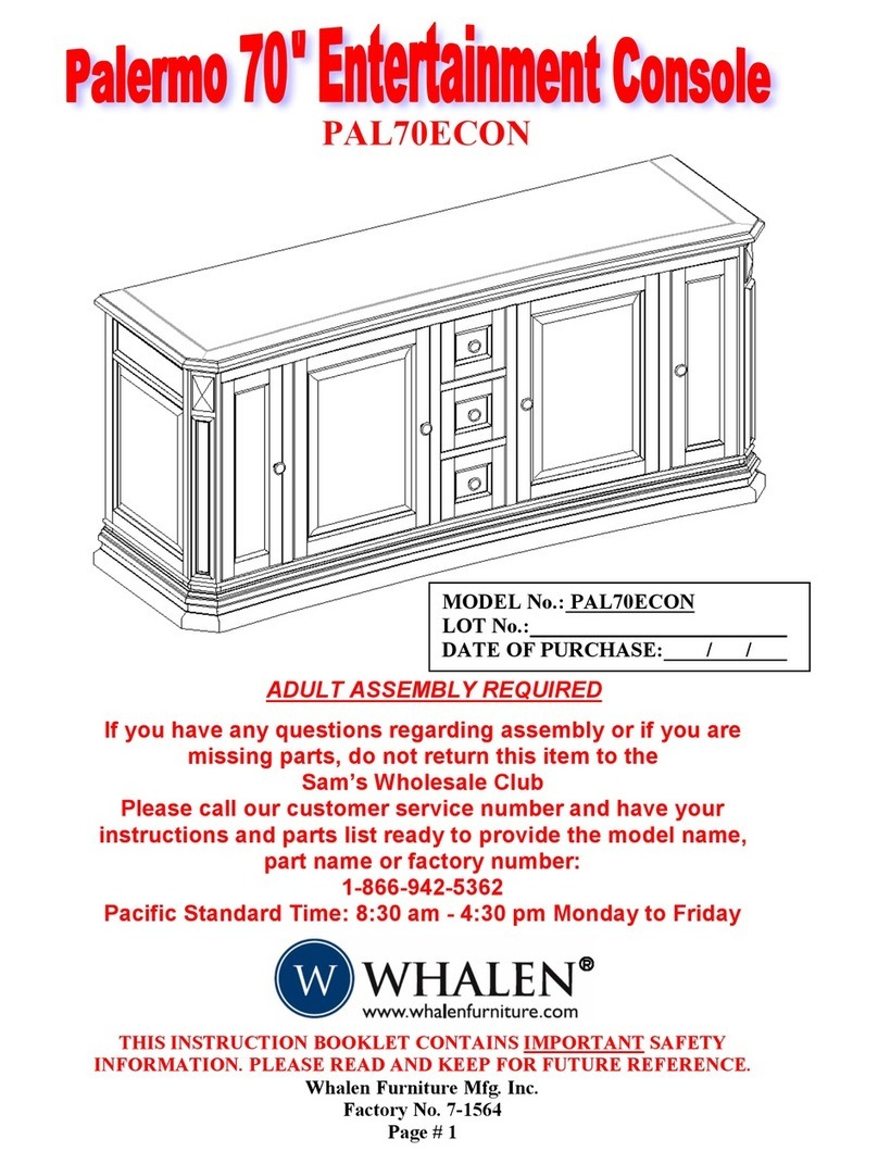 Whalen PAL70ECON User manual