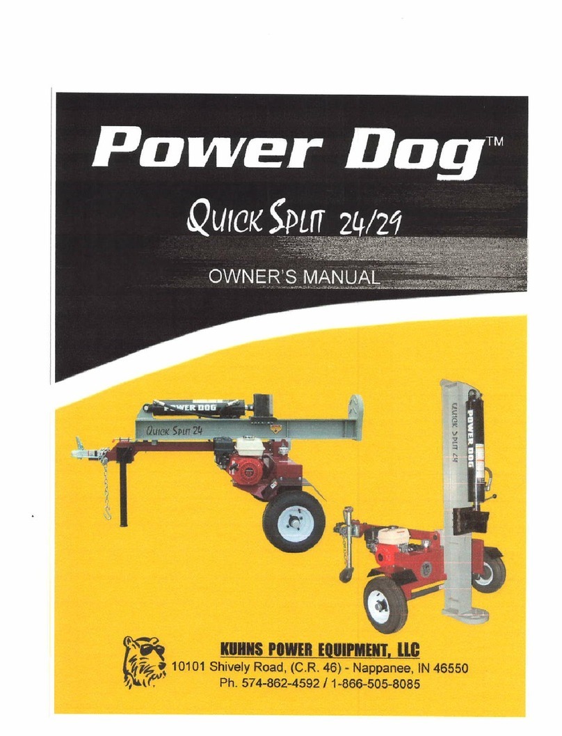 POWER DOG QUICK SPLIT 24 owner's manual POWER DOG QUICK SPLIT 24 owner's manual