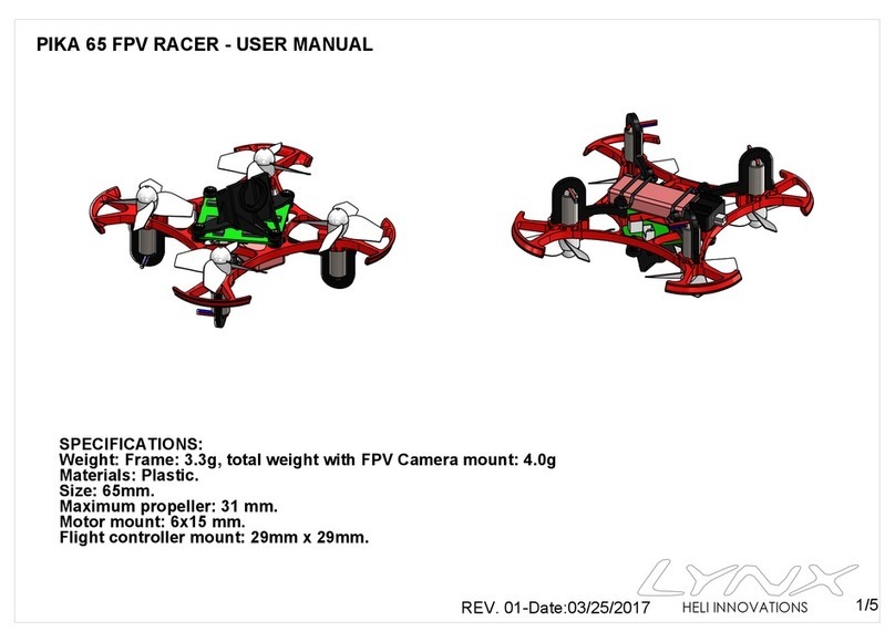 Lynx PIKA 65 FPV RACER User manual
