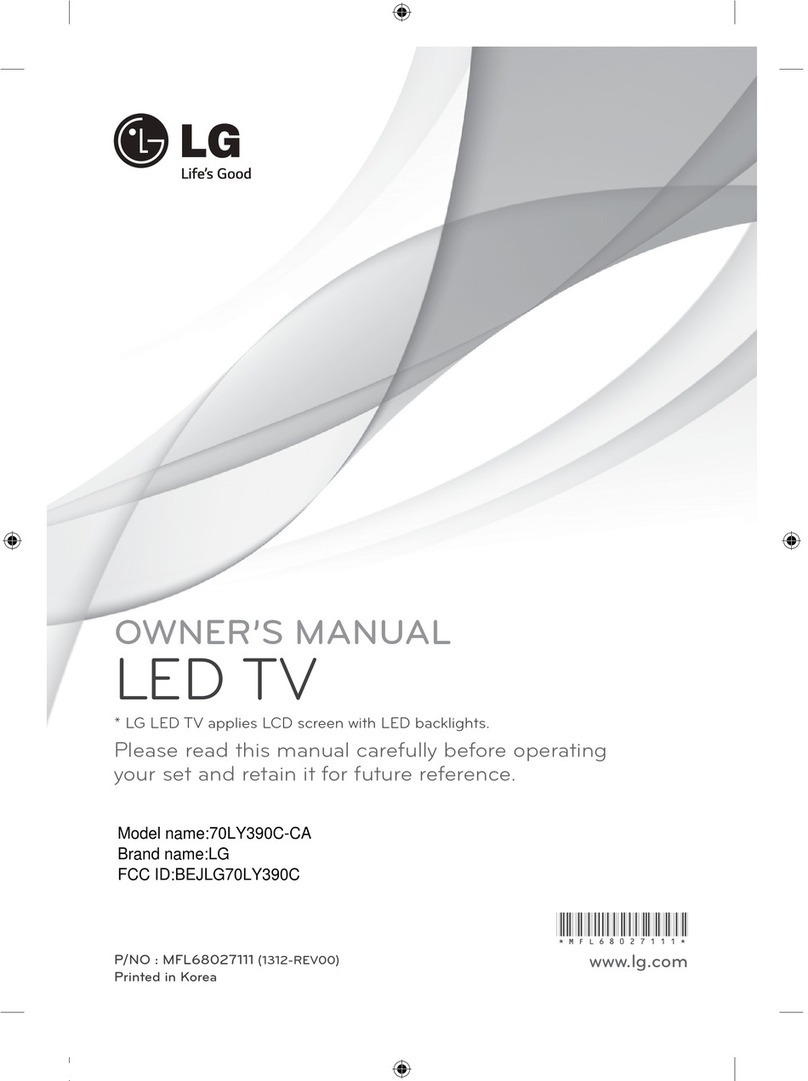 LG 70LY390C-CA User manual