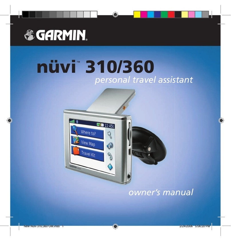 Garmin nuvi 360 User manual Garmin nuvi 360 User manual