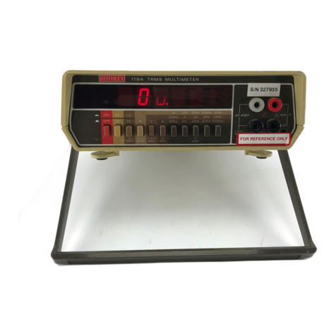Keithley 179A User manual