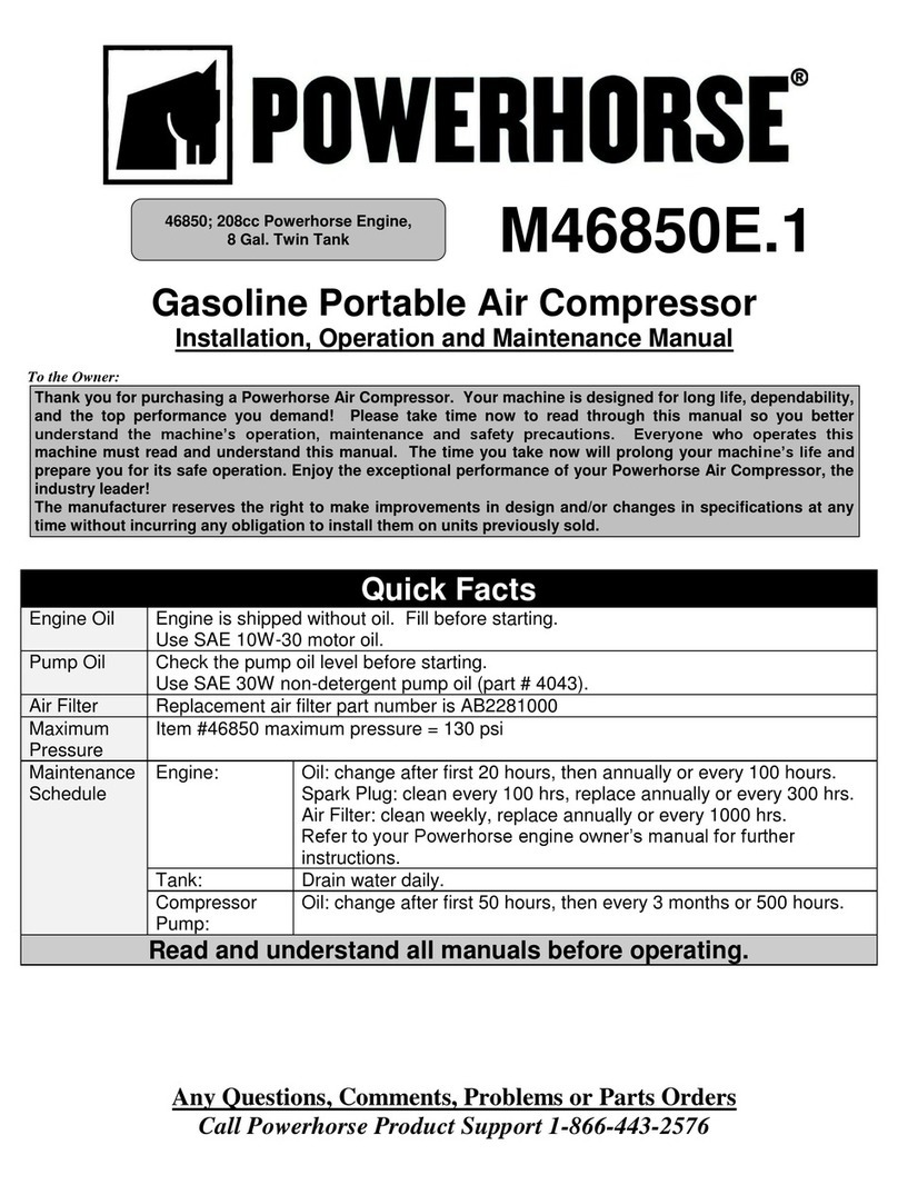 Power House M46850E.1 Installation, operation and maintenance manual