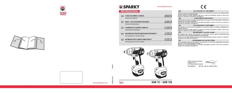 Sparky Group GUR 12 User manual